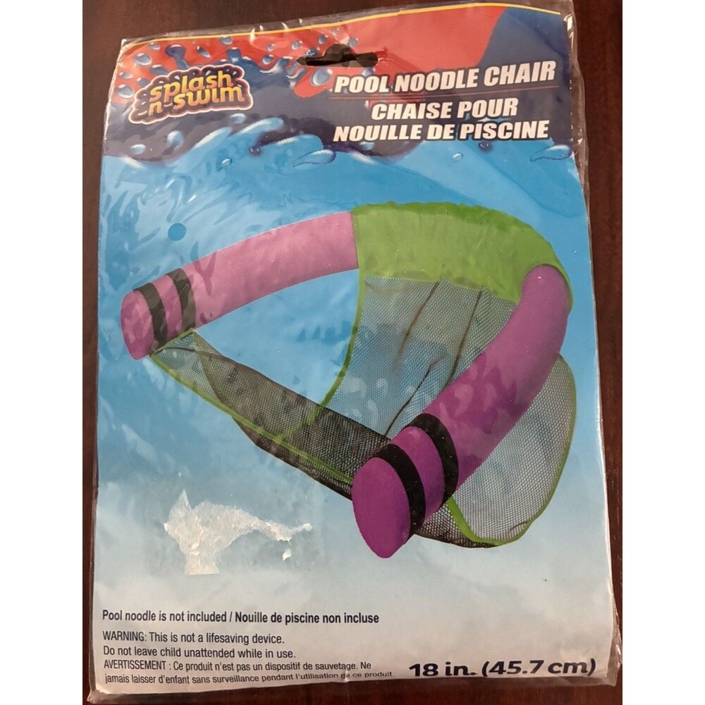 New Pool Noodle Chair, Swimming Pool Summer Floating Chair Adult Size